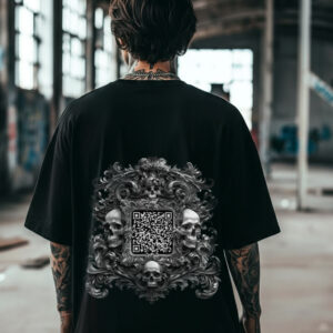 Collabs qr black and white