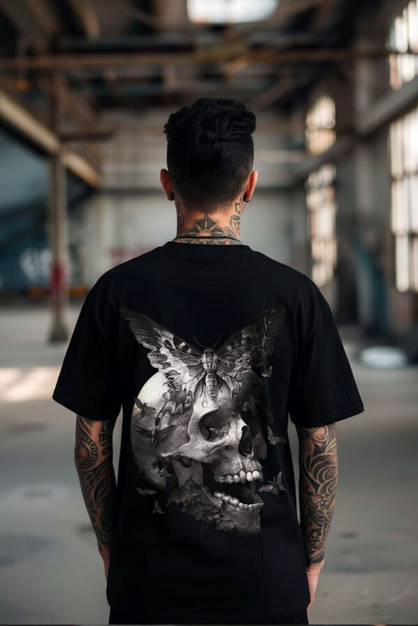Mothskull wit en zwart - Afbeelding 2