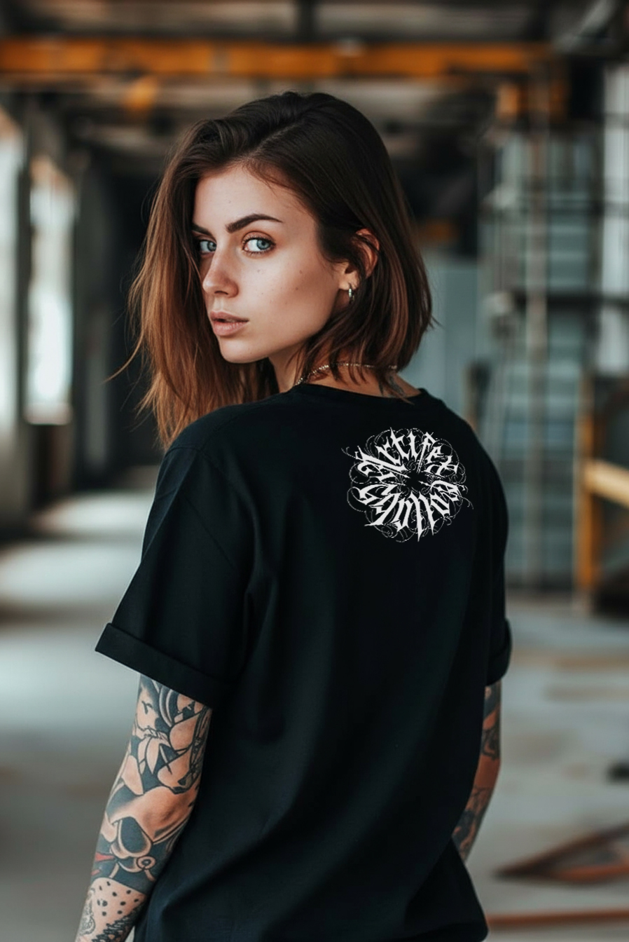 Tattoo chick zwart & Tattoo chick wit - Afbeelding 2